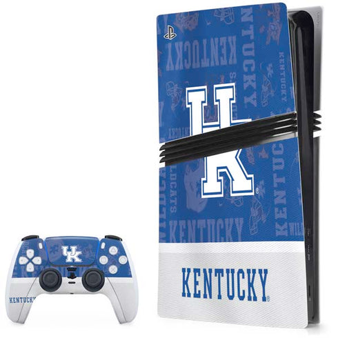 University of Kentucky Jersey Split PS5 Pro Bundle Skin